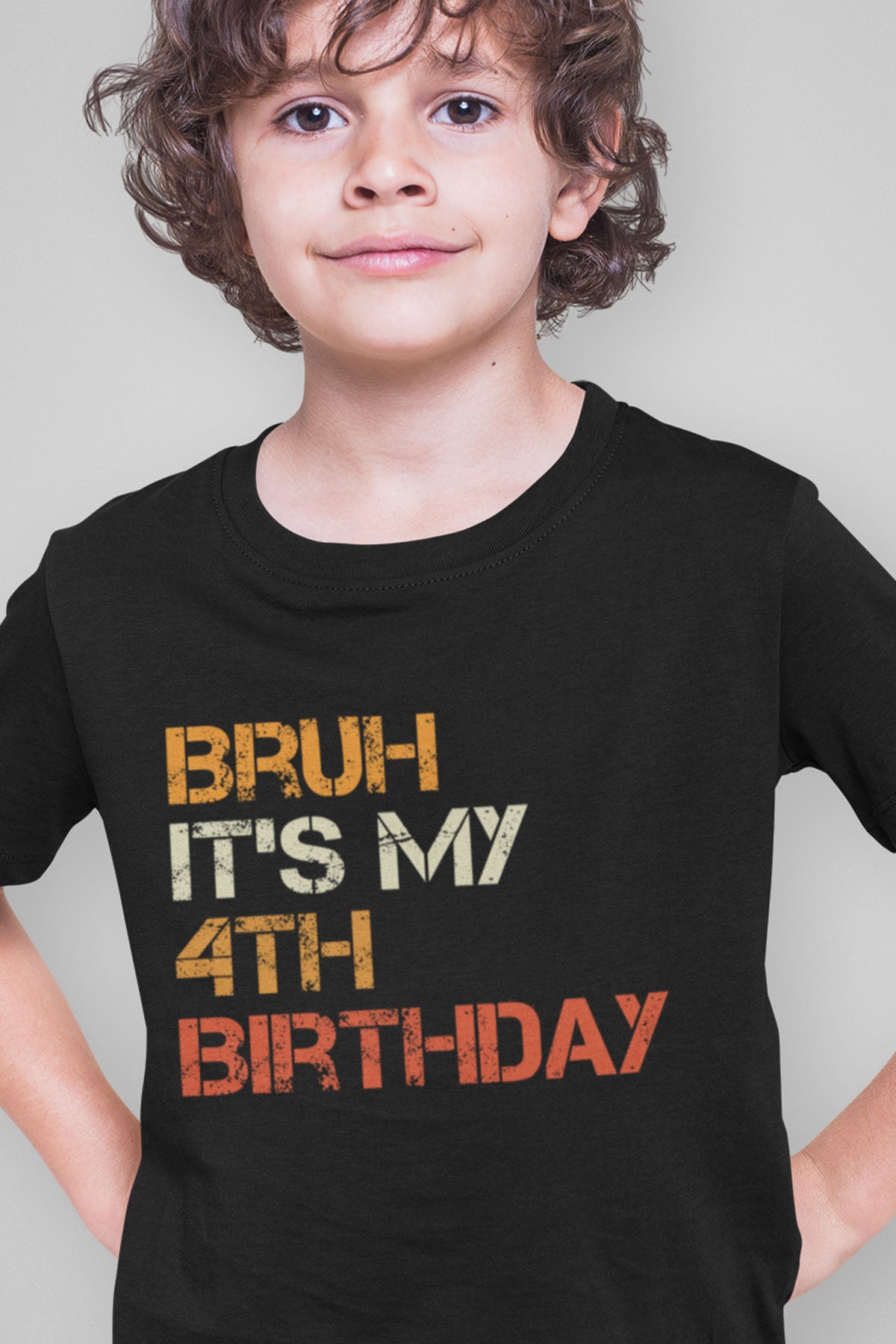 Bruh It's My 4th Birthday Shirt