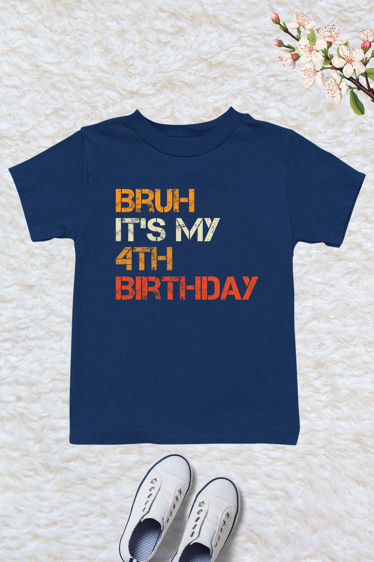 Bruh It's My 4th Birthday Shirt