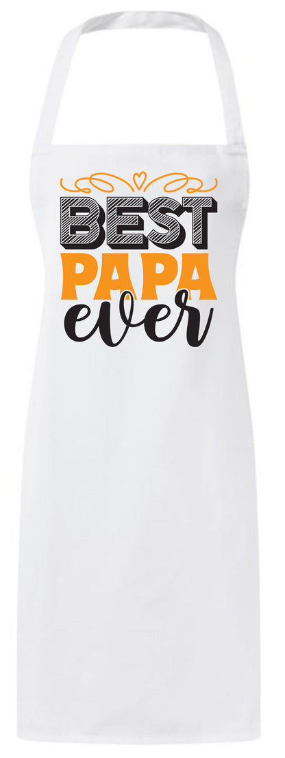 Best Papa Ever Funny Cute Father's Day Custom Daddy Apron