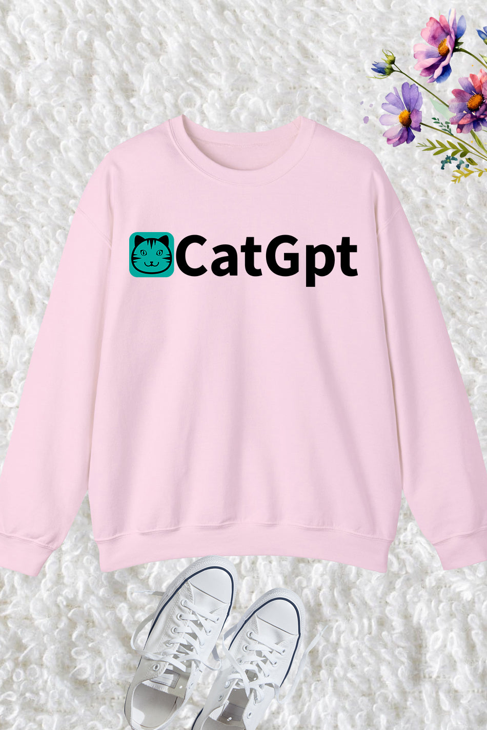 ChatGPT Meme Funny Cat Lover Sweatshirt