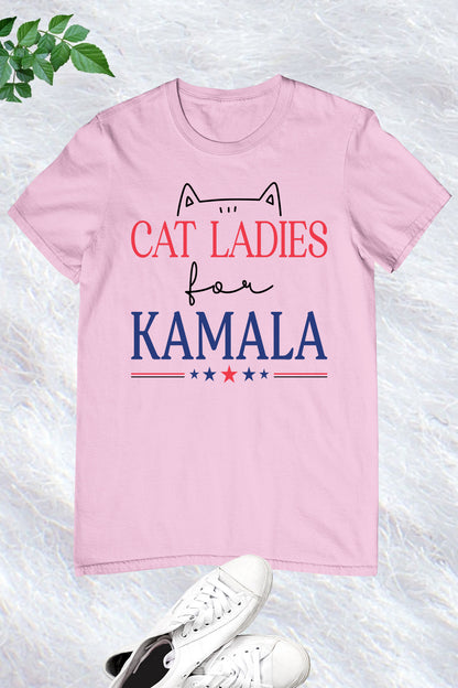 Cat Ladies for Kamala Trendy Shirt