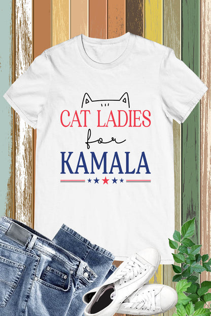 Cat Ladies for Kamala Trendy Shirt