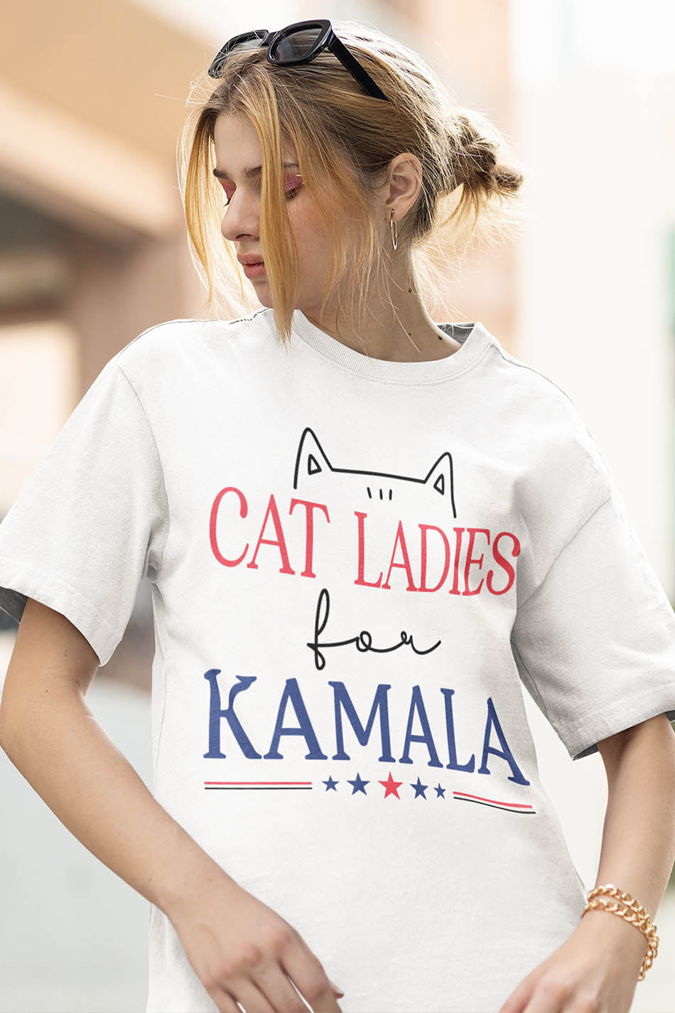 Cat Ladies for Kamala Trendy Shirt