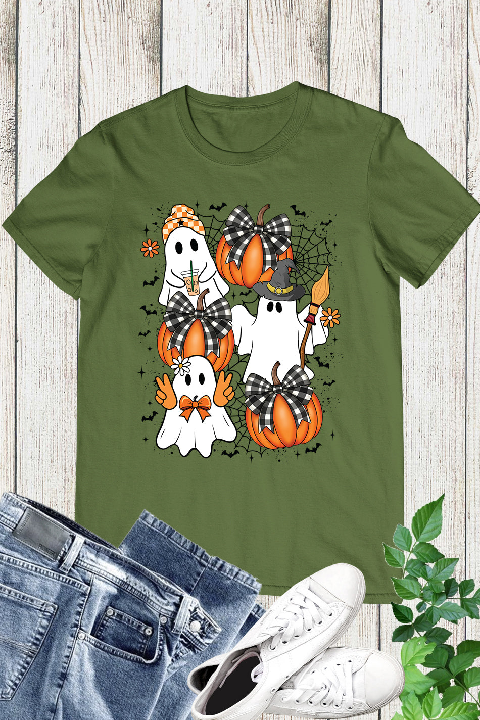 Retro Coquette Ghost Halloween Shirt