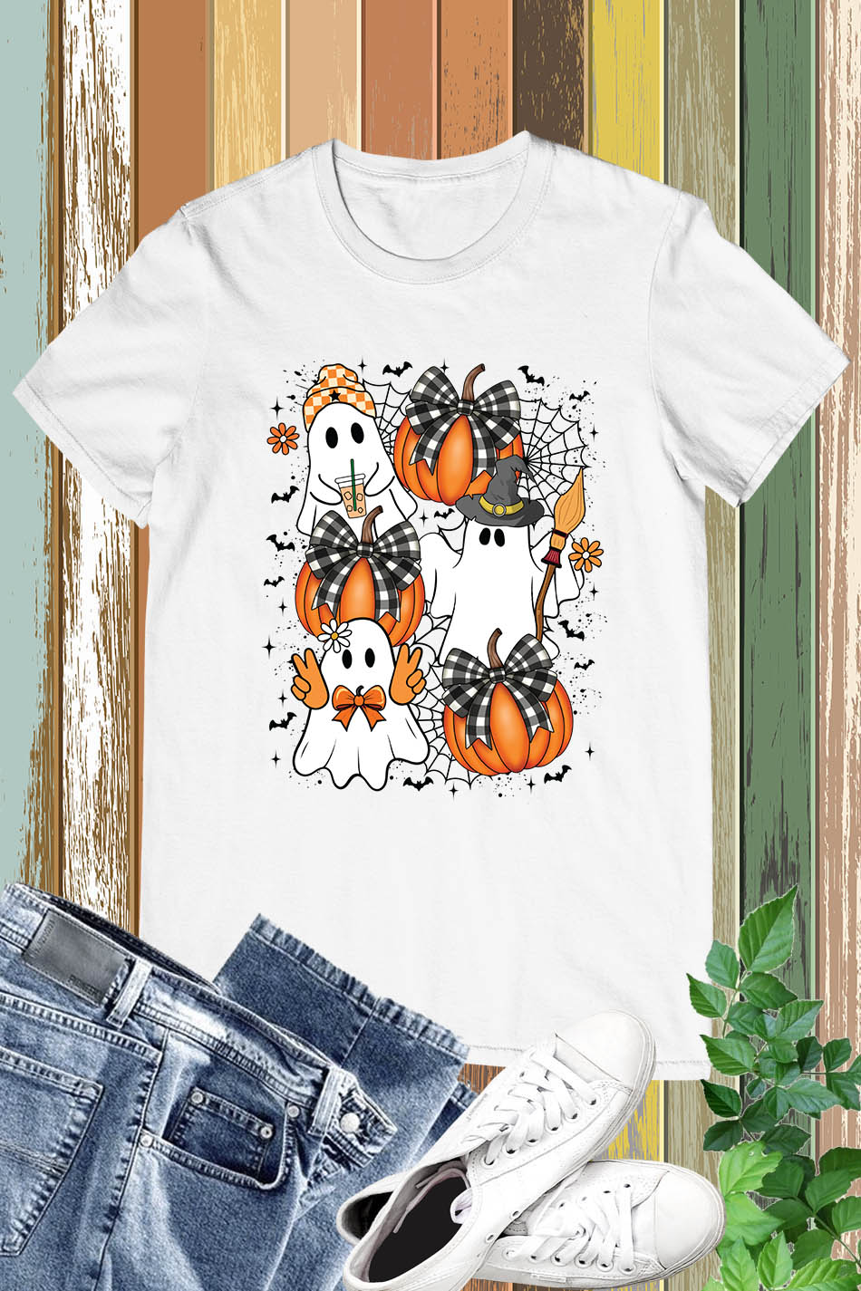 Retro Coquette Ghost Halloween Shirt