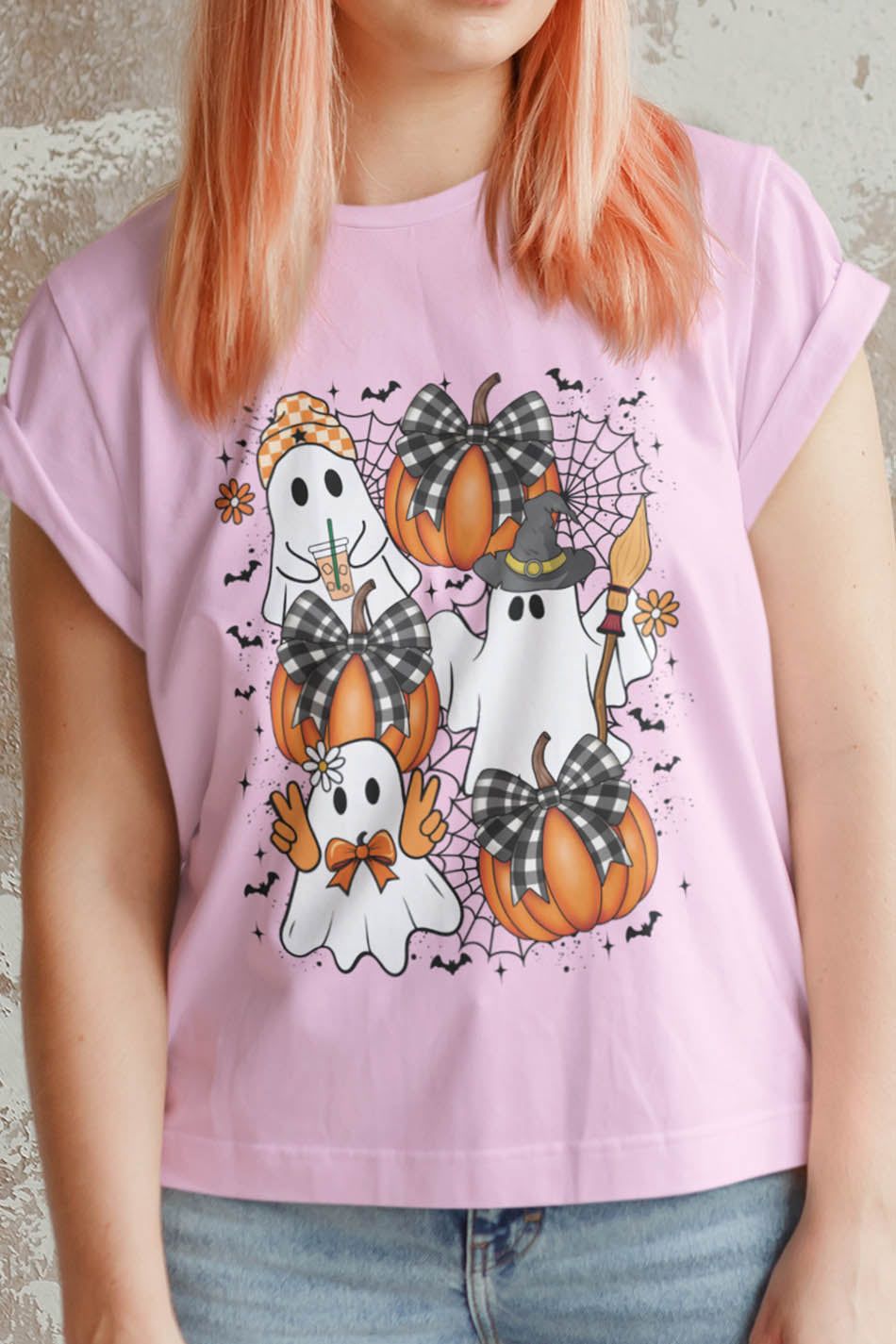 Retro Coquette Ghost Halloween Shirt