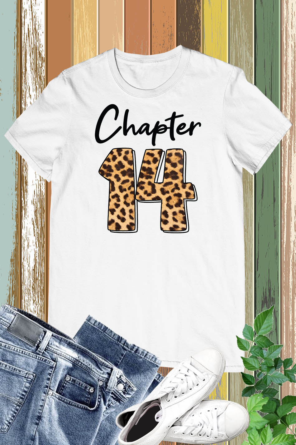 Chapter 14 Leopard Print Birthday Shirt