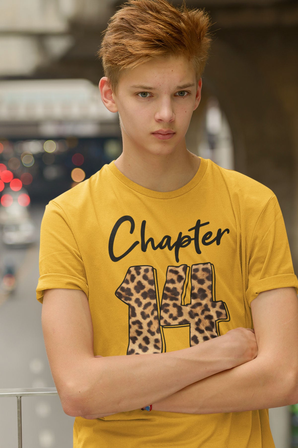 Chapter 14 Leopard Print Birthday Shirt