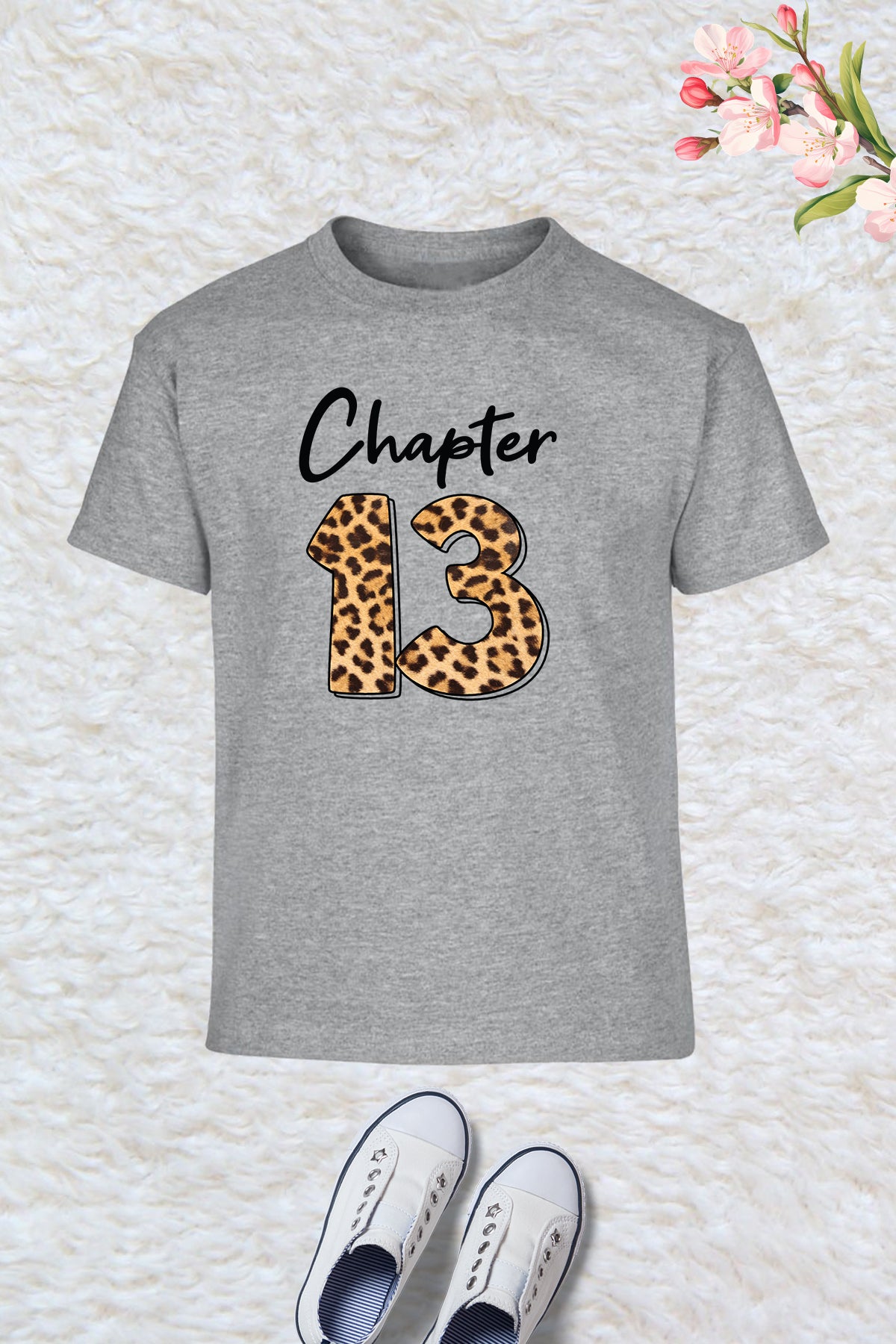 Chapter 13 Leopard Print Birthday Shirt