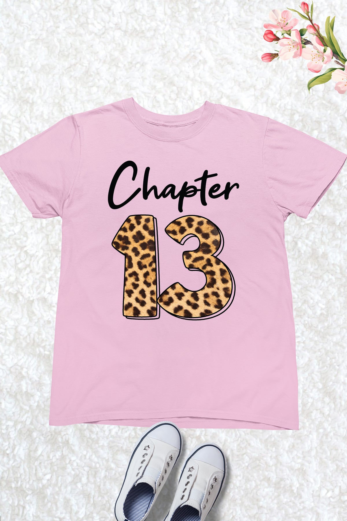 Chapter 13 Leopard Print Birthday Shirt