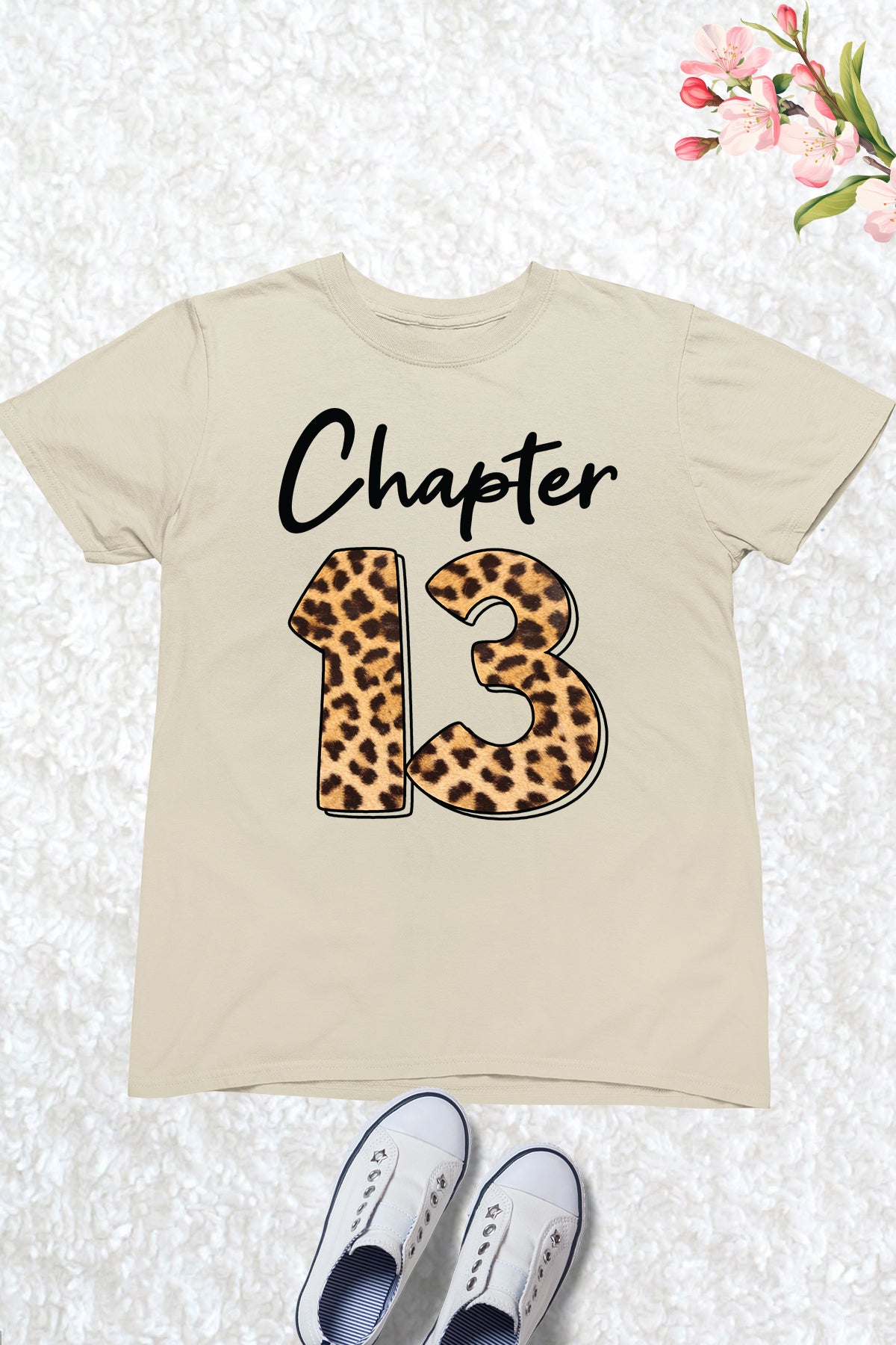 Chapter 13 Leopard Print Birthday Shirt