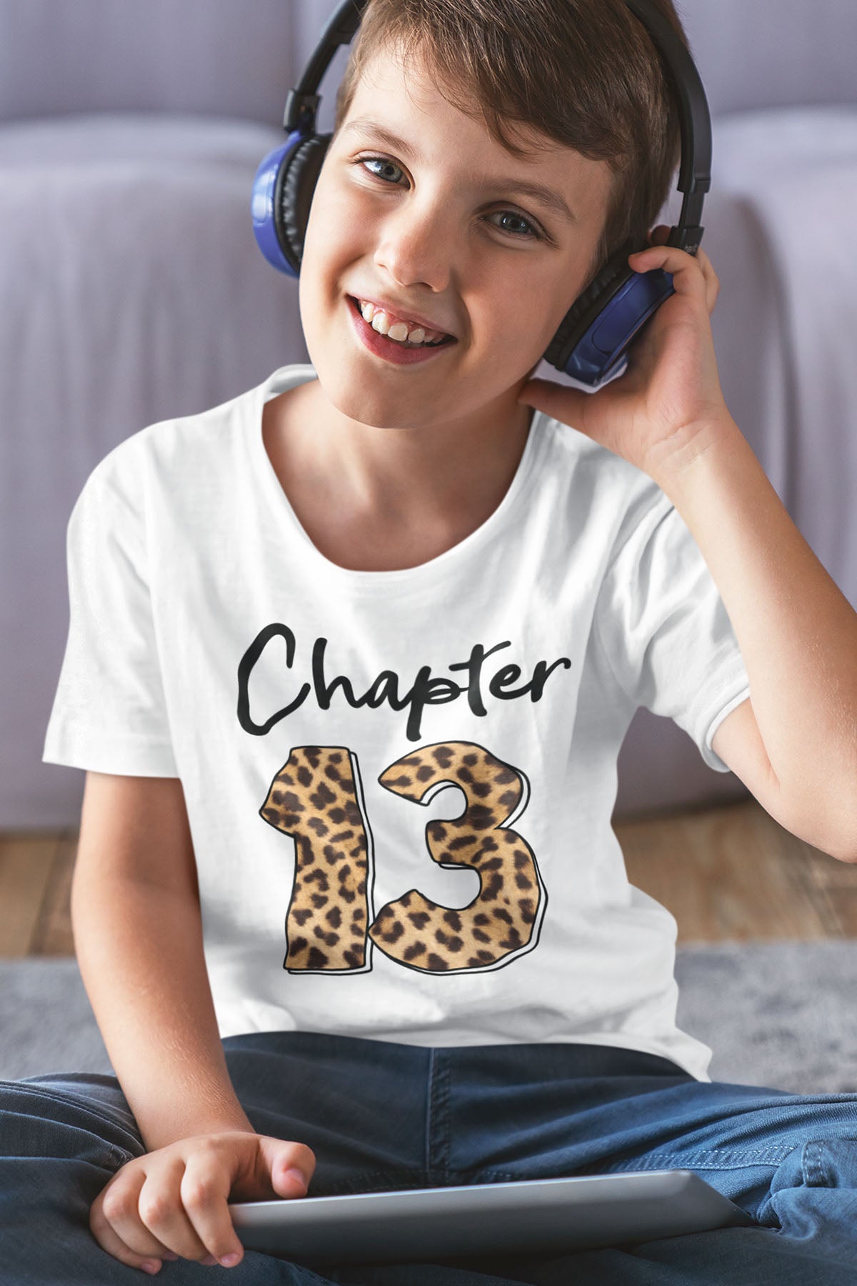 Chapter 13 Leopard Print Birthday Shirt