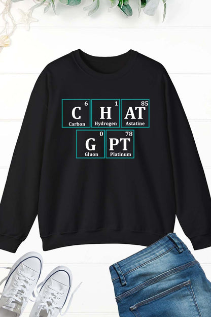 Chat GPT Computer AI Artificial Intelligence Data Learning Sweatshirt