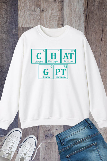 Chat GPT Computer AI Artificial Intelligence Data Learning Sweatshirt