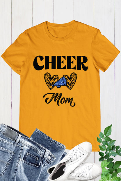 Cheer Mom Leopard Print Shirt