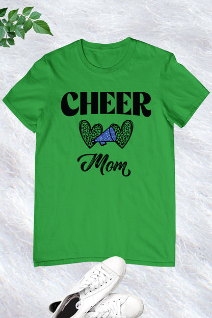 Cheer Mom Leopard Print Shirt