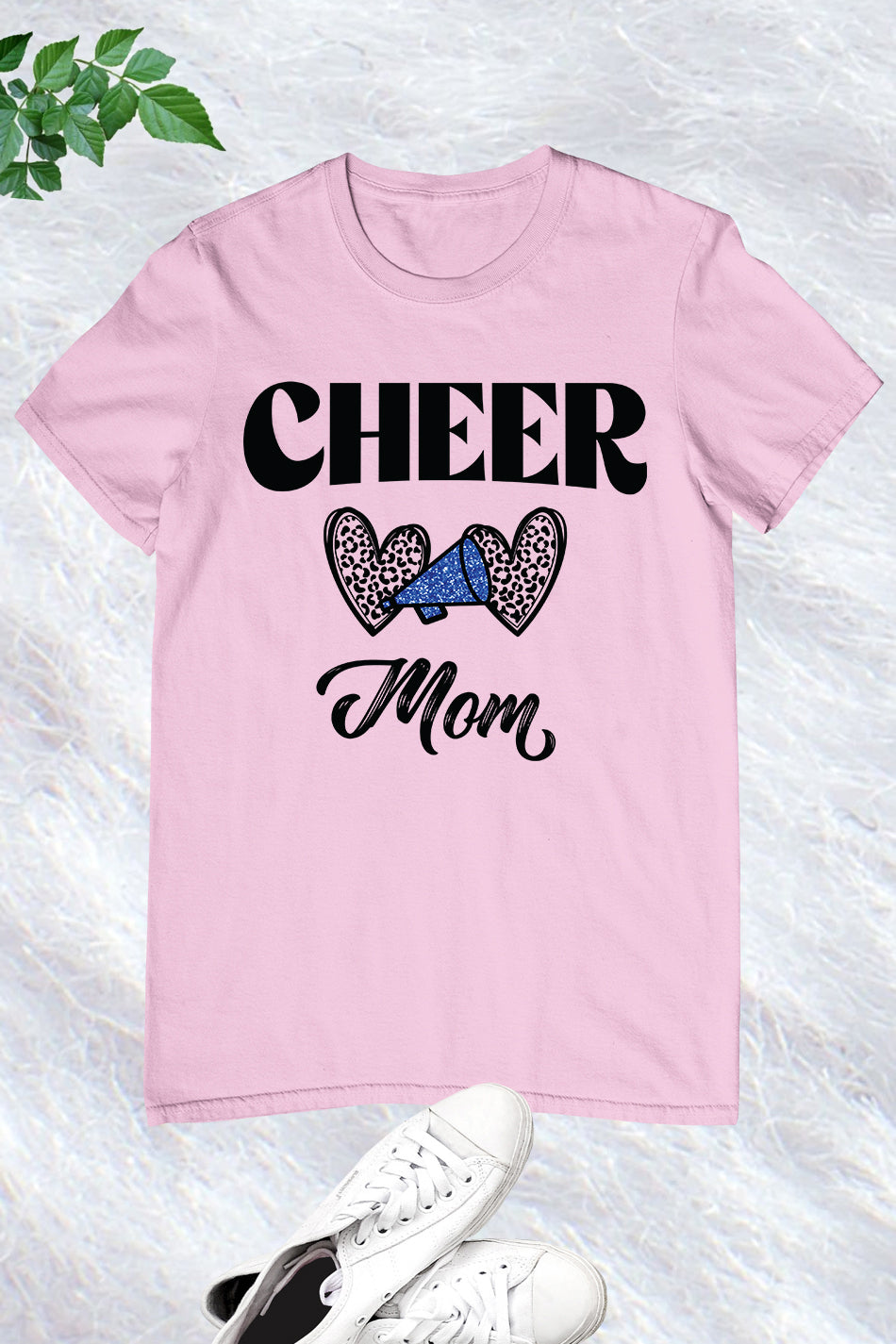 Cheer Mom Leopard Print Shirt