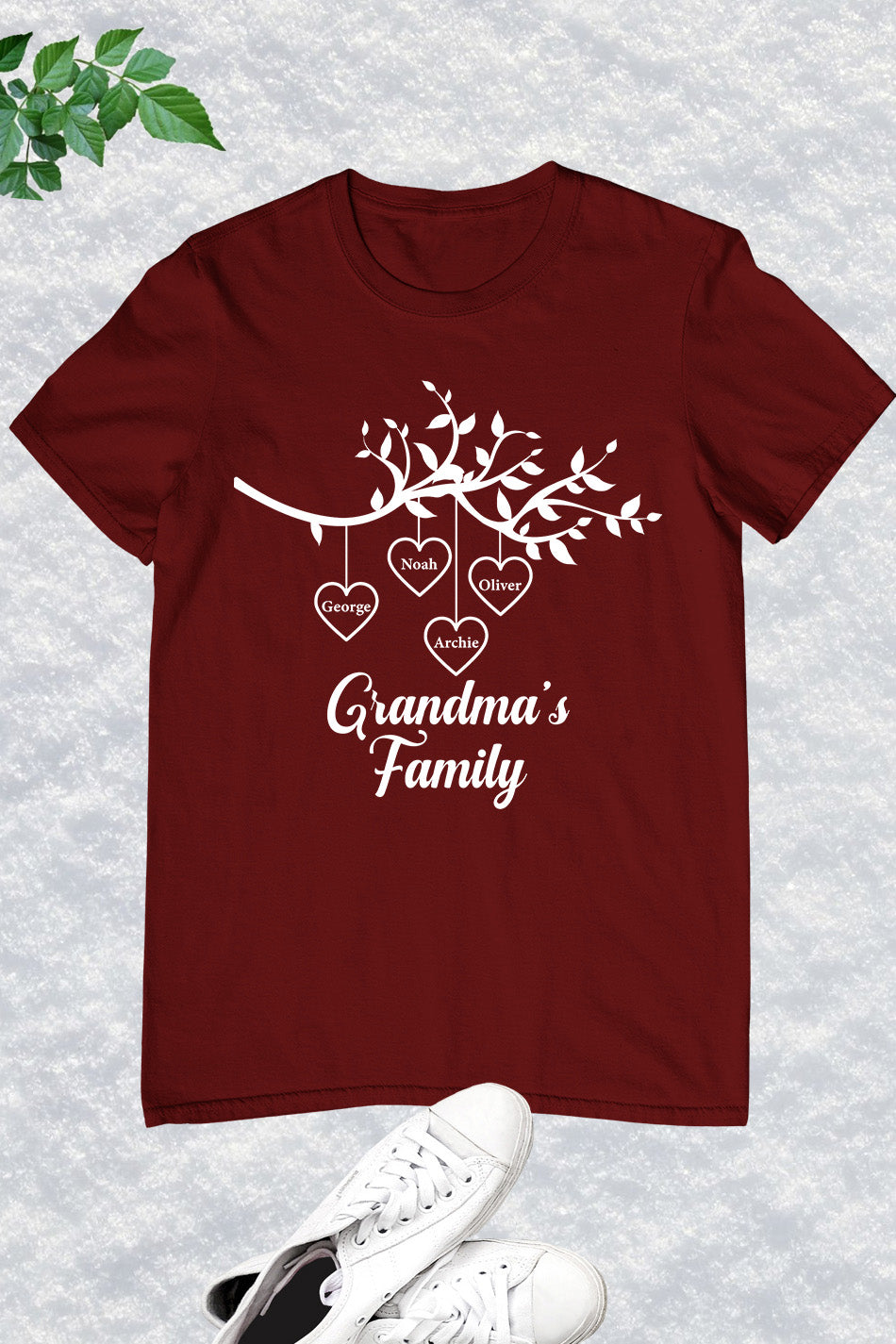 Custom Grandma's Family T Shirt