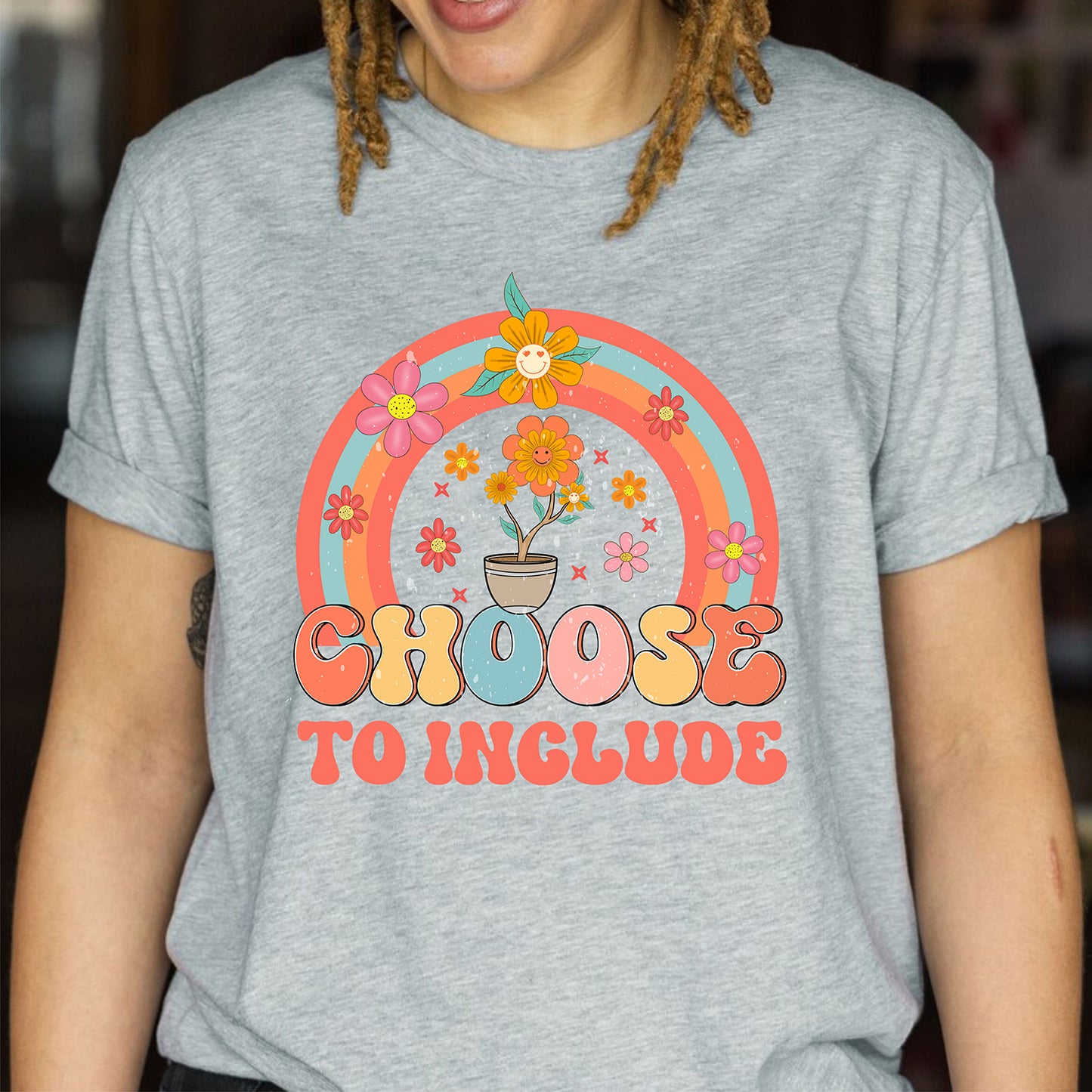 Choose to Include Special Education Autism Awareness Teachers T-Shirts