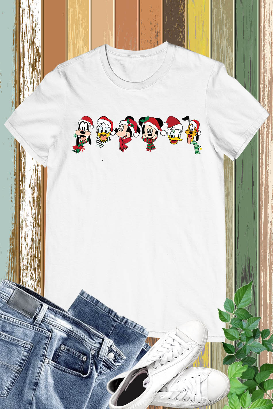 Vintage Mickey And Friend Christmas Shirt