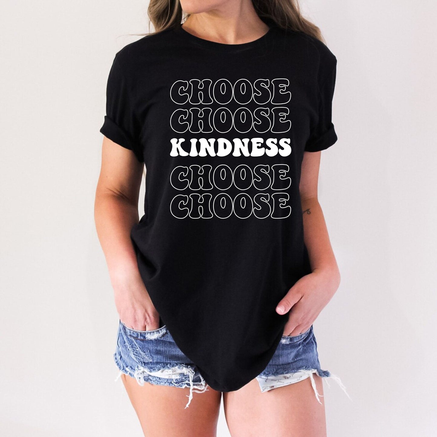 Choose Kindness Motivational Positivity Inspirational Be Kind T-Shirts