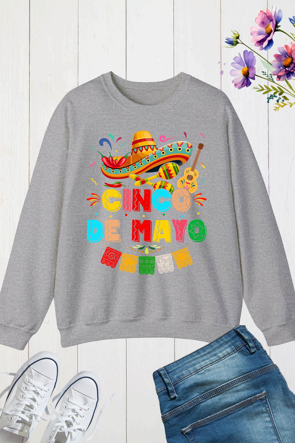 Cinco De Mayo Mexican Fiesta Sweatshirt