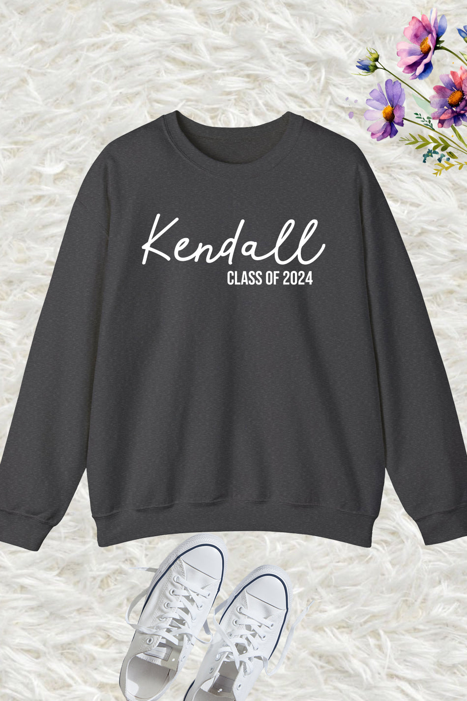 Custom Class of 2024 Graduation Sweatshirt