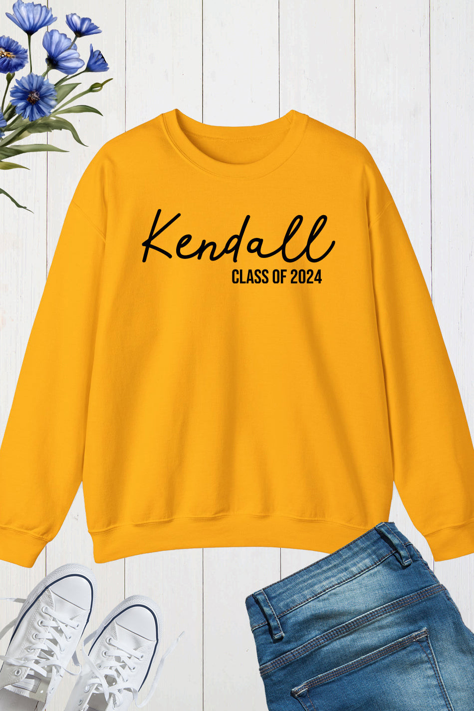 Custom Class of 2024 Graduation Sweatshirt