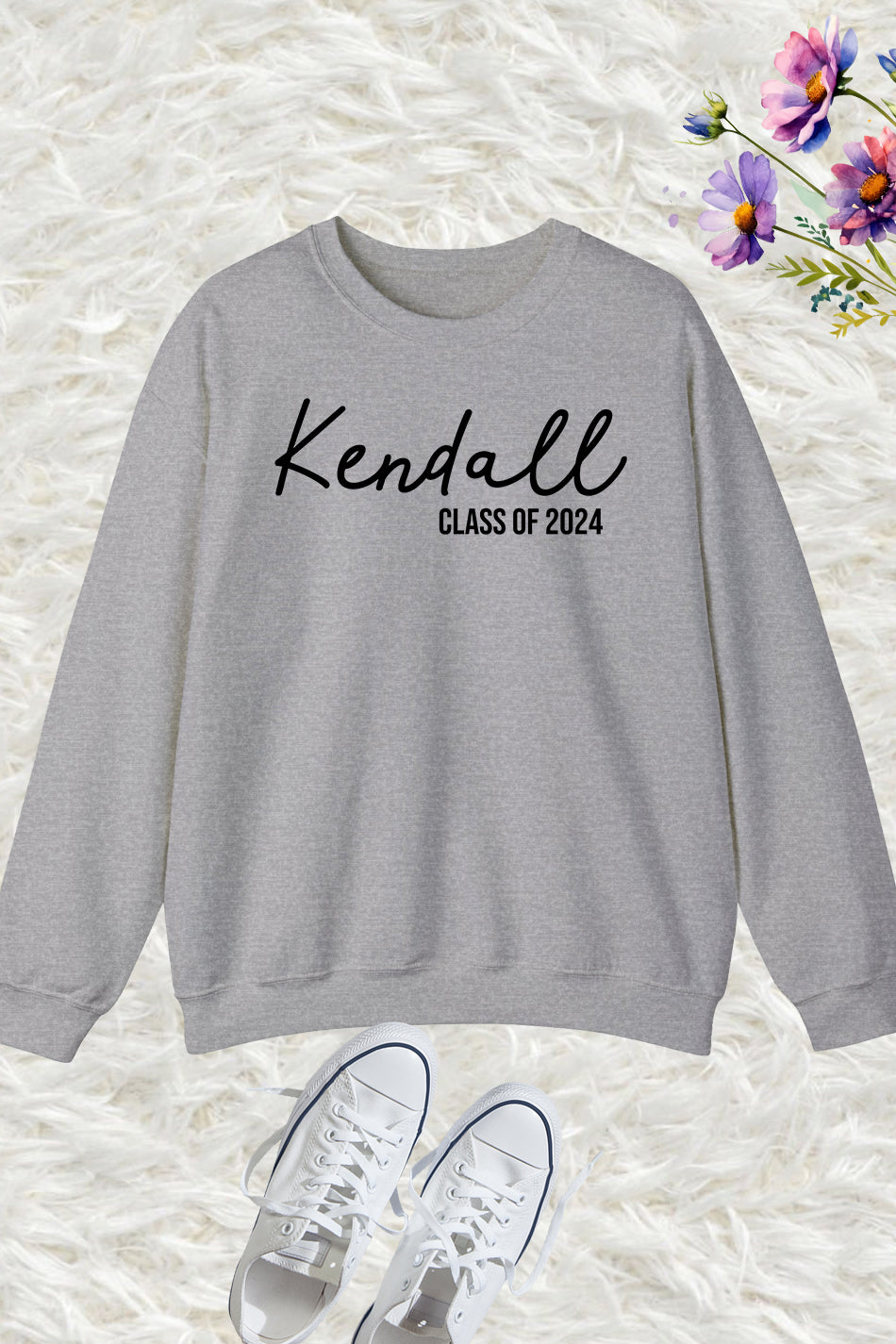 Custom Class of 2024 Graduation Sweatshirt