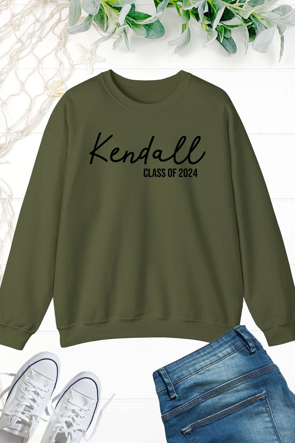 Custom Class of 2024 Graduation Sweatshirt