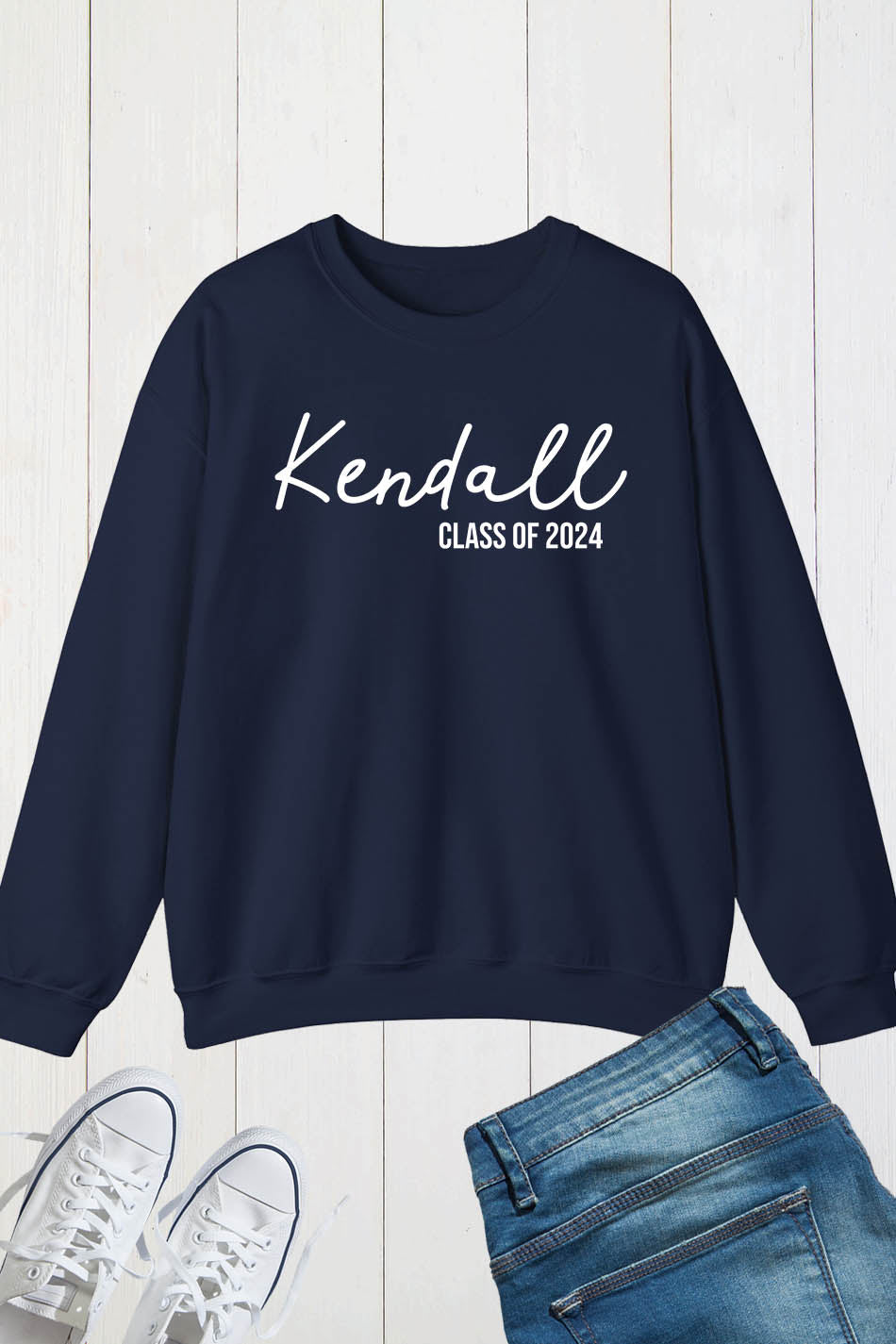 Custom Class of 2024 Graduation Sweatshirt