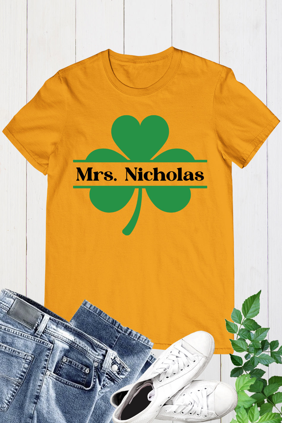 Personalized Lucky Teacher T Shirts