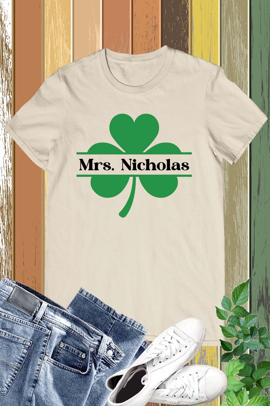 Personalized Lucky Teacher T Shirts