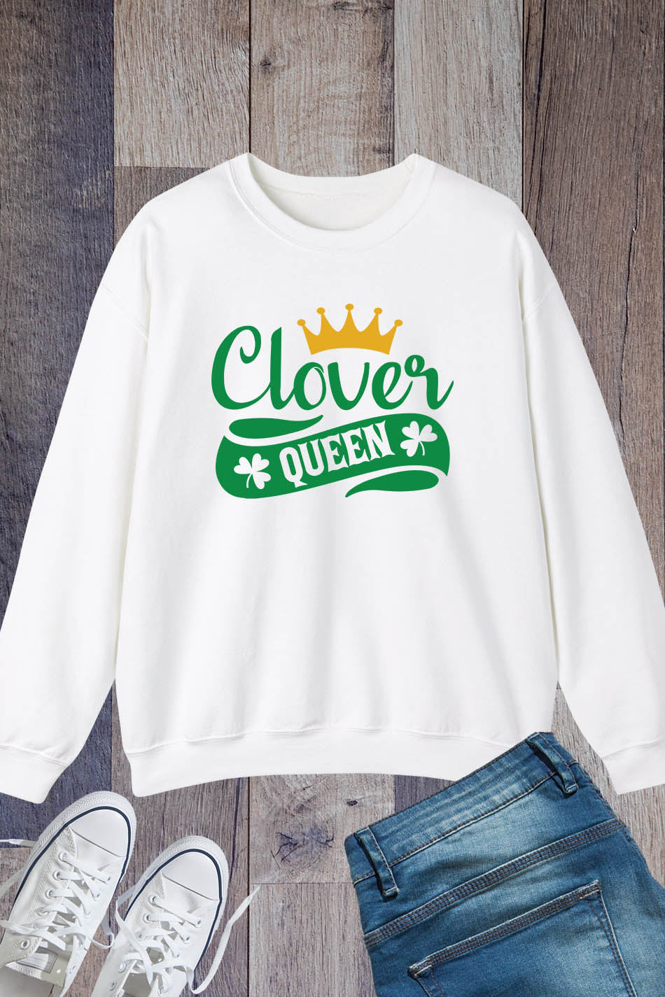 Clover Queen Paddys  Sweatshirt