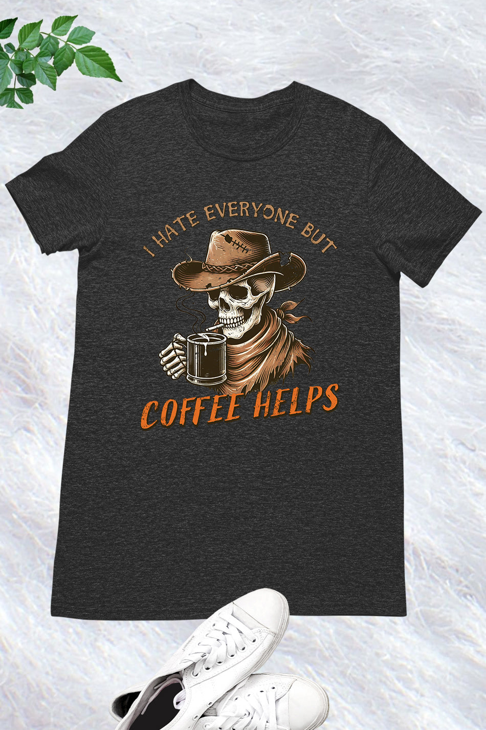 Western Halloween Sarcastic Coffee Shirt