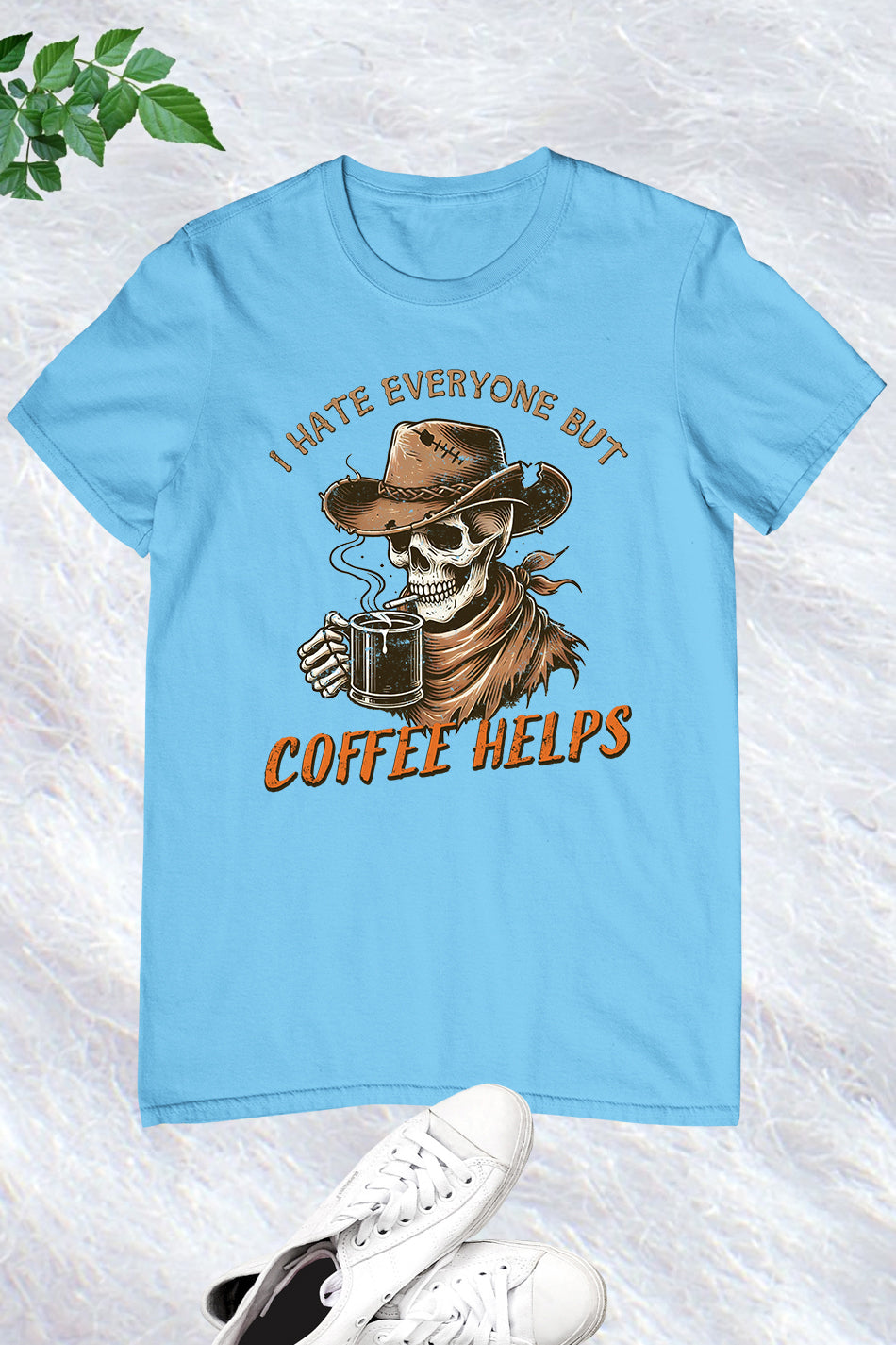 Western Halloween Sarcastic Coffee Shirt