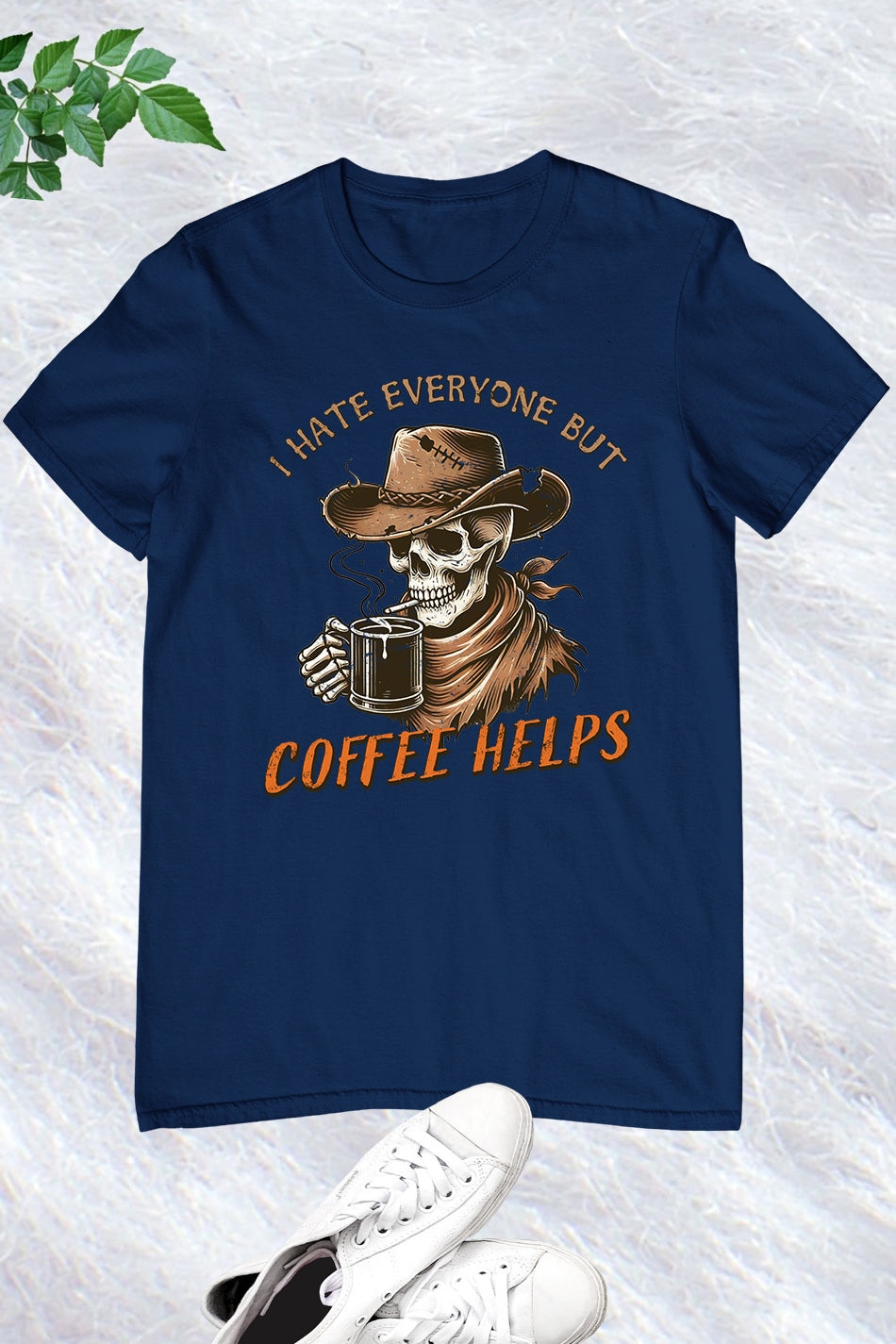 Western Halloween Sarcastic Coffee Shirt