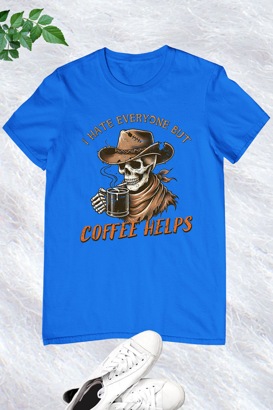 Western Halloween Sarcastic Coffee Shirt