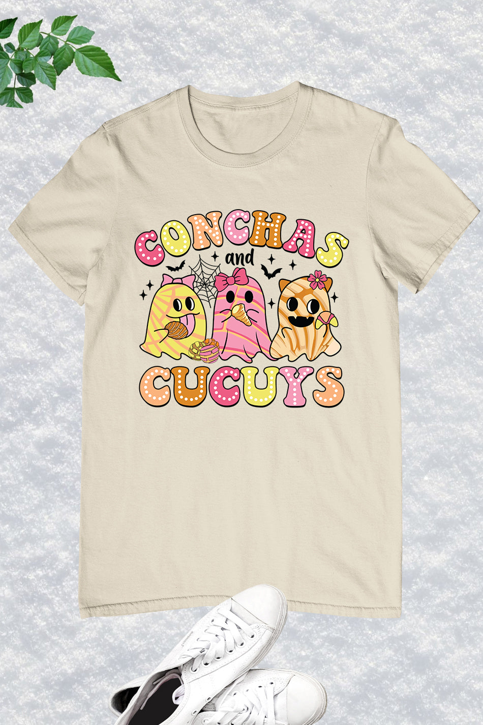 Conchas and Cucuys Ghost Halloween Shirt