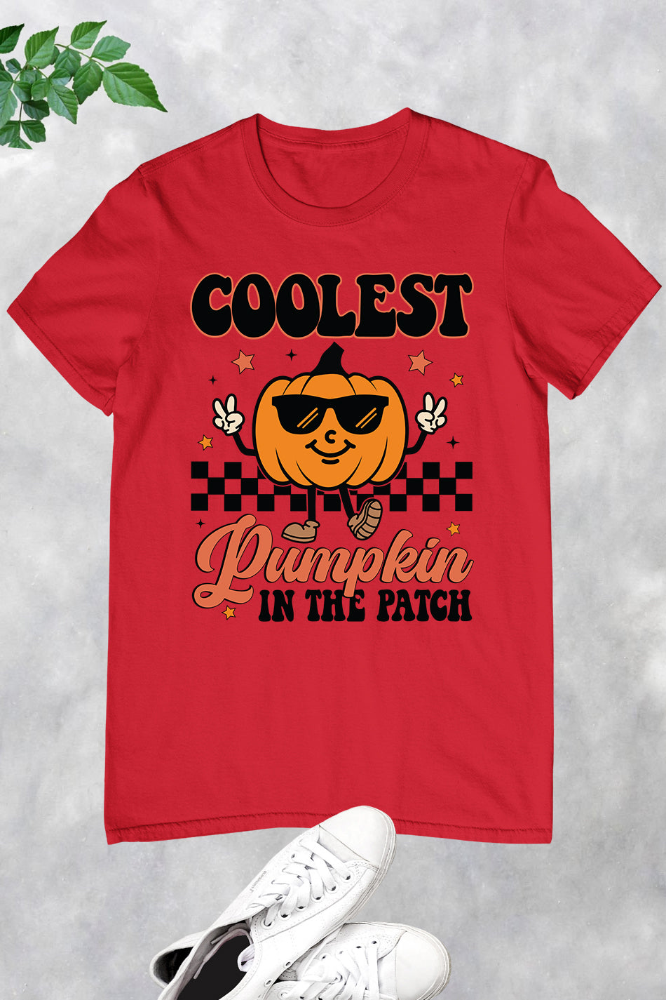 Coolest Pumpkin in The Patch Retro Halloween Boy Shirt