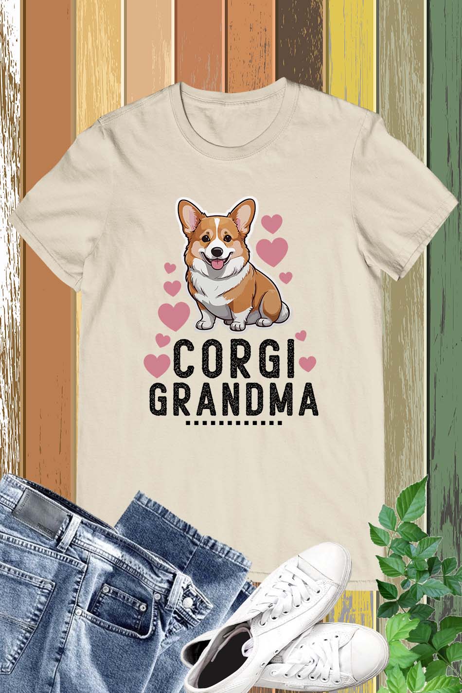 Corgi Grandma Funny Dog Lover Shirt