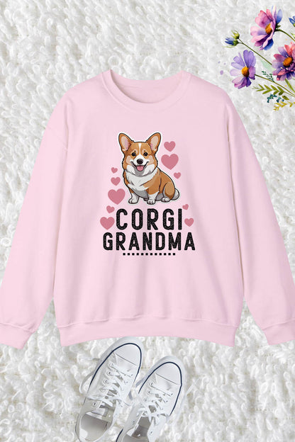 Corgi Grandma Funny Dog Lover Sweatshirt