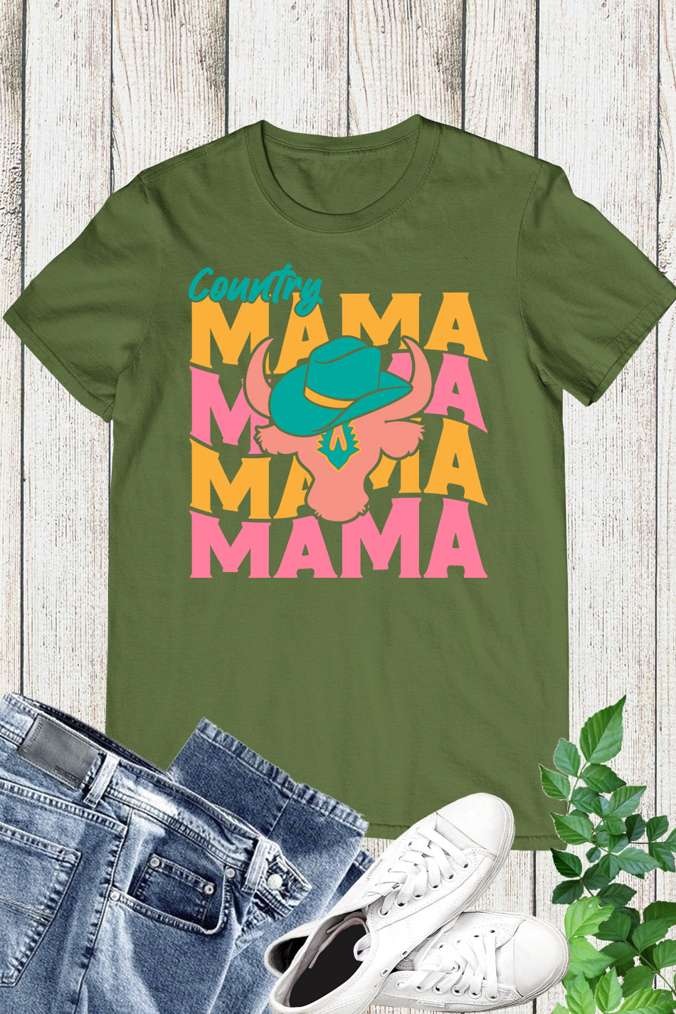 Country Mama Western T Shirt