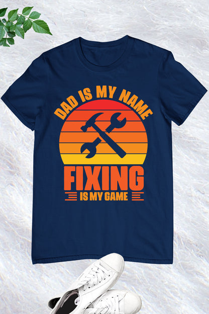 Vintage Car Mechanic Shirt for Dad