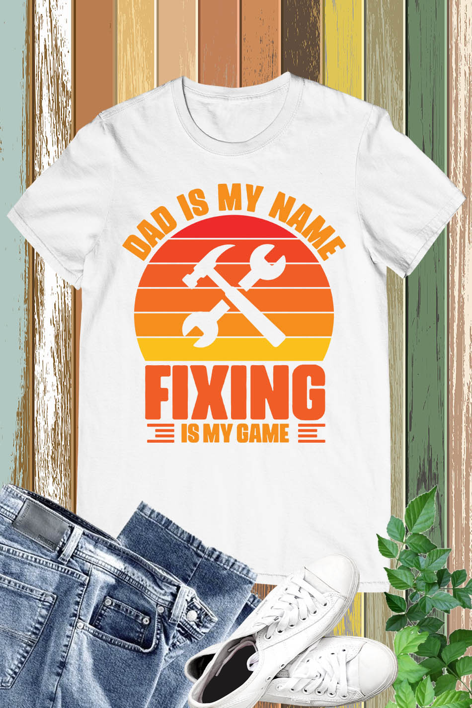 Vintage Car Mechanic Shirt for Dad