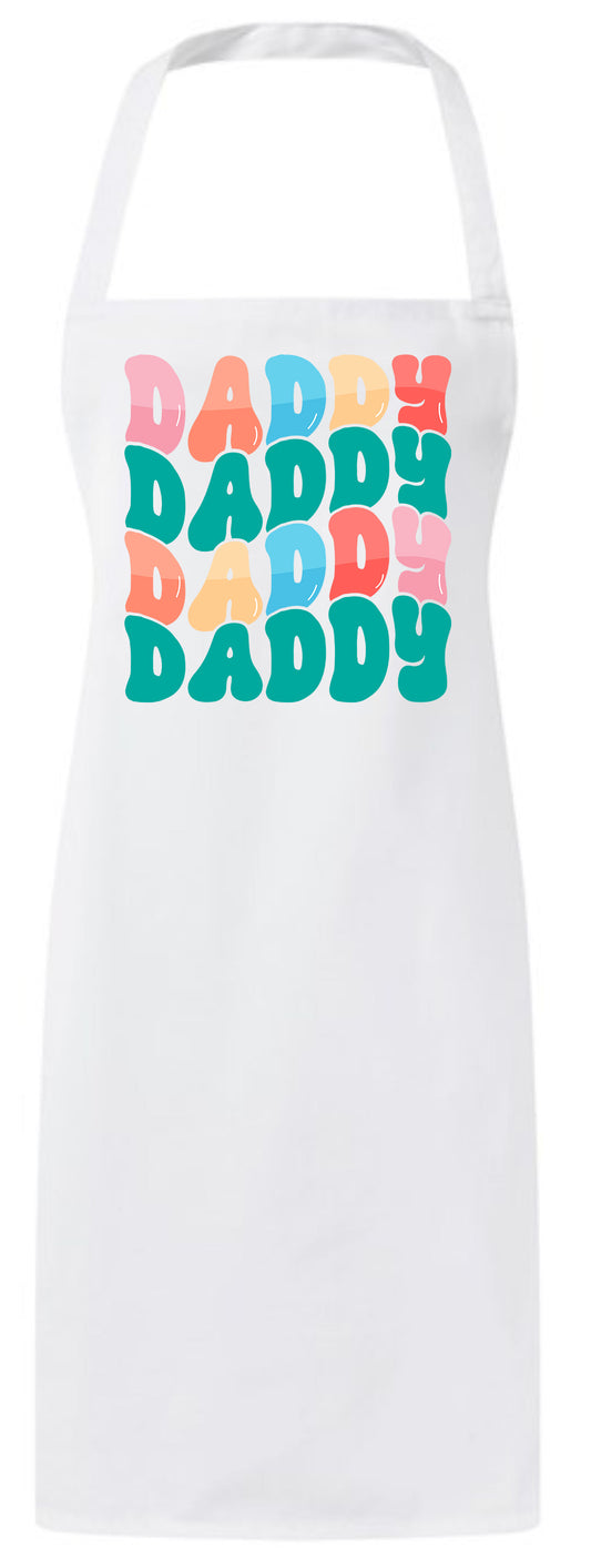 Best Awesome Cool Daddy Retro Birthday Funny Custom Fathers Day Apron