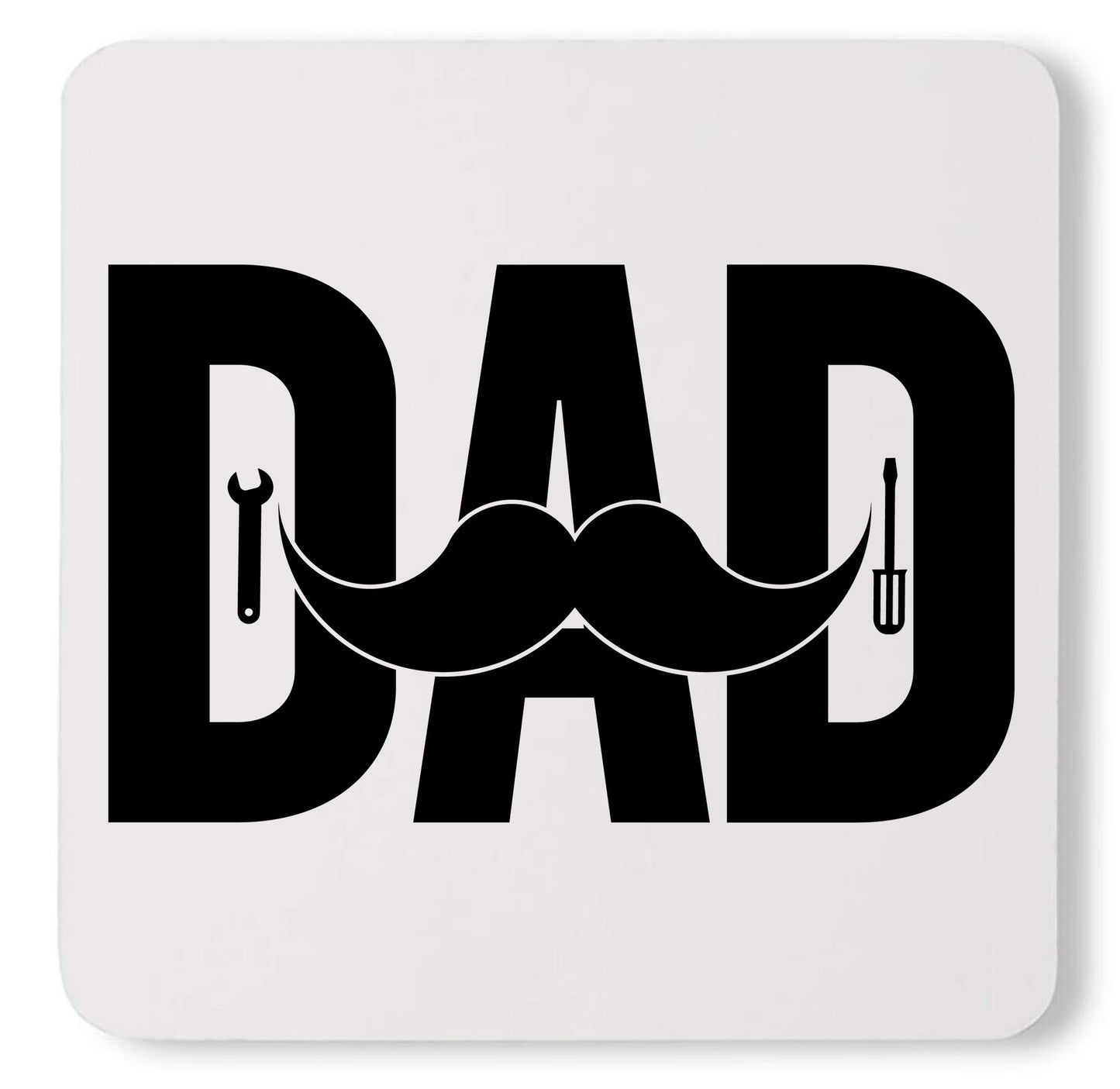 Cute Dad Tool Comfort Colors Funny Father's Day Custom Daddy Coaster