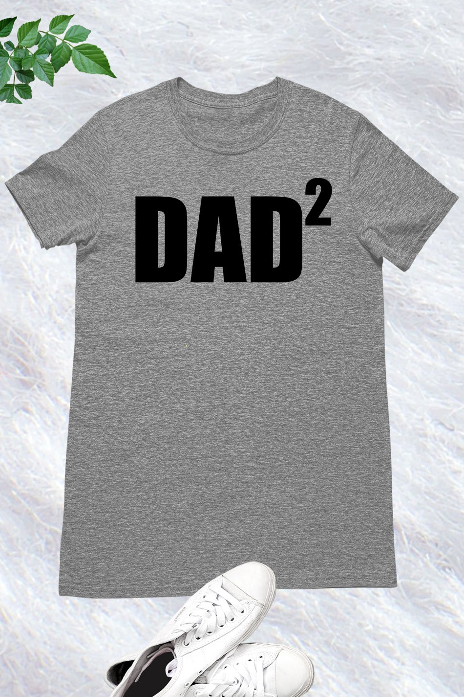 Mens Dad to be of 2 kids Funny Tee Shirts