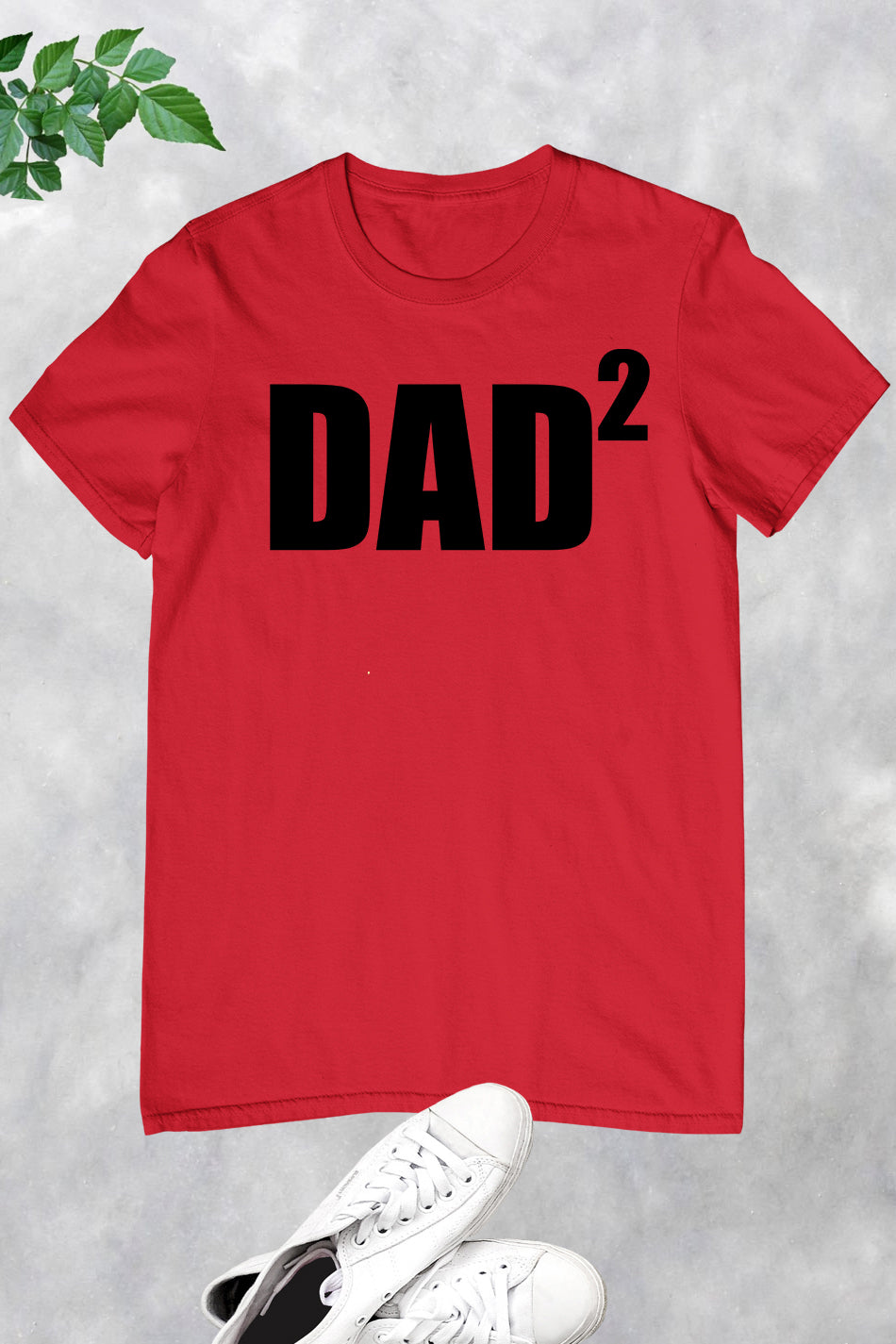 Mens Dad to be of 2 kids Funny Tee Shirts