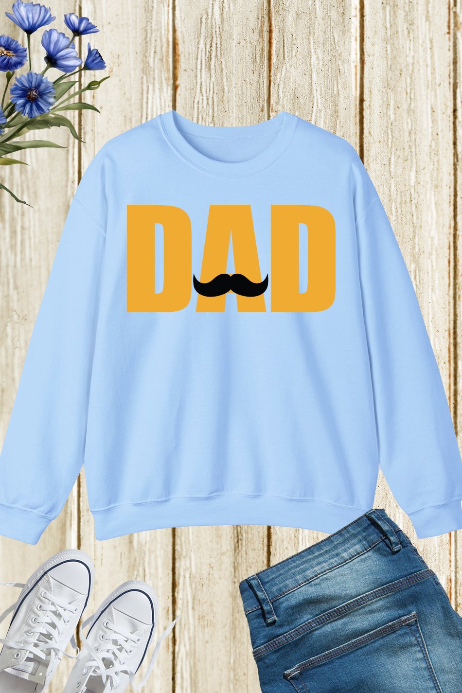 Dad Mustache Sweatshirts